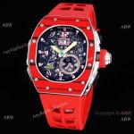 Red TPT Richard Mille Tourbillon Watch Rm 62-01 High End Replica For Men